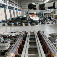 Tile Pressing Process