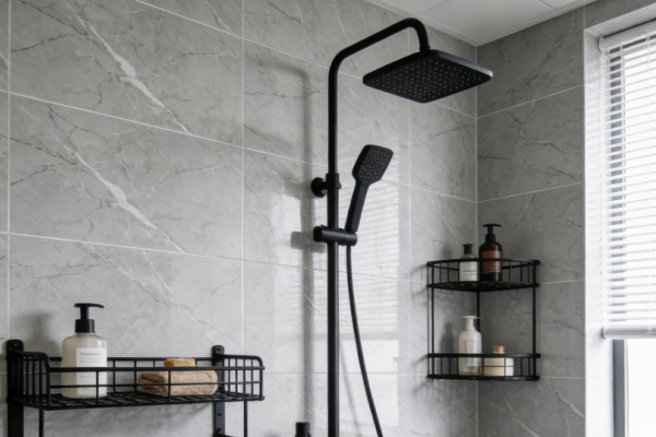 A side-by-side comparison of a porcelain tile and a ceramic tile