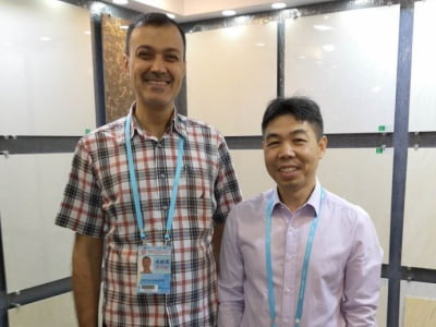 Team photo with Asian partners