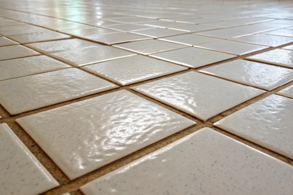 A diagram showing how tiles expand and contract with temperature changes