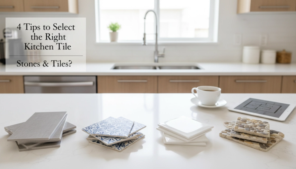 4 conseils pour choisir les bonnes pierres et carreaux de cuisine