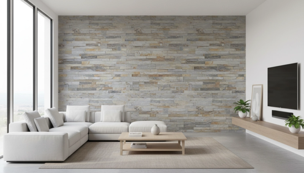 دليل لوحات بلاط جدران الحجر المقصوصة المرنة وفوائدها