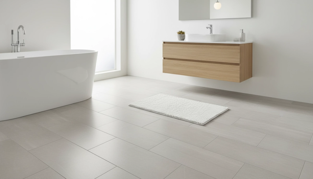 Porcelain Floor Tile para sa Gabay sa Banyo, Estilo at Mga Tip
