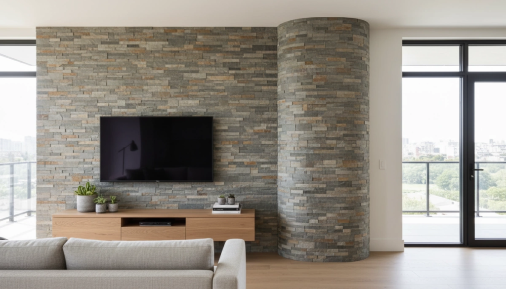 دليل فوائد واستخدامات وDIY للألواح الحجرية المرنة