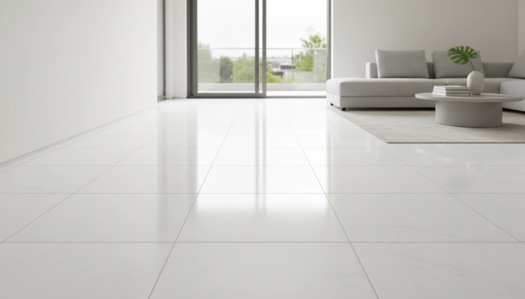Gabay sa White Porcelain Floor Tile Mga Benepisyo, Uri, at Gamit
