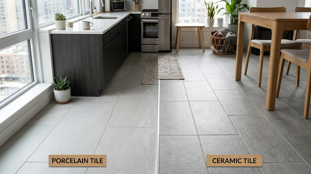 3 Key Differences Between Porcelain and Ceramic Tile