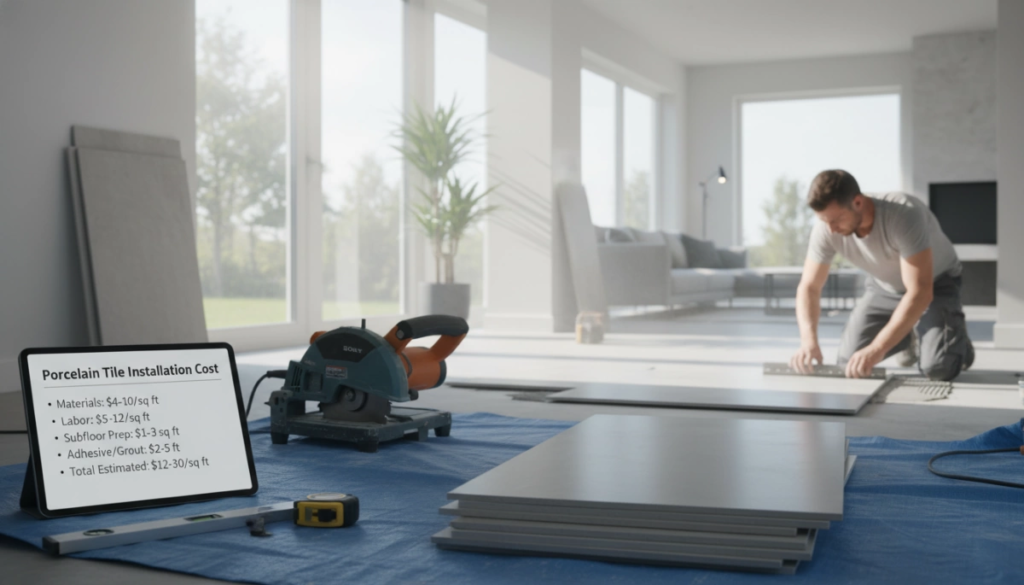 Gabay sa Gastos ng Pag-install ng Porcelain Tile Flooring