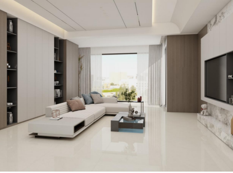 Carrelage de sol en grès cérame - Motif marbre - 918052TAL