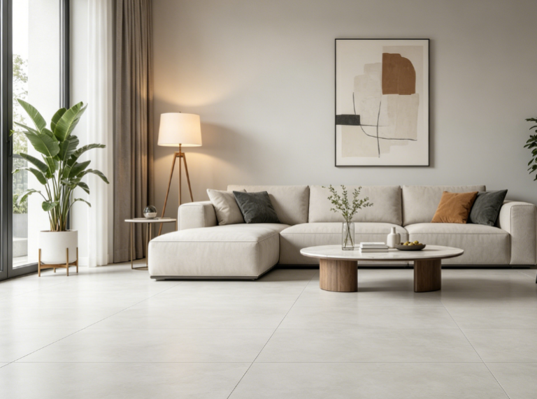 Porcelain na tile sa sahig - dobleng karga at buong katawan - E0SC-03QE