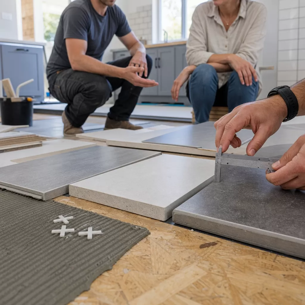 Cómo elegir el grosor adecuado de los azulejos de porcelana