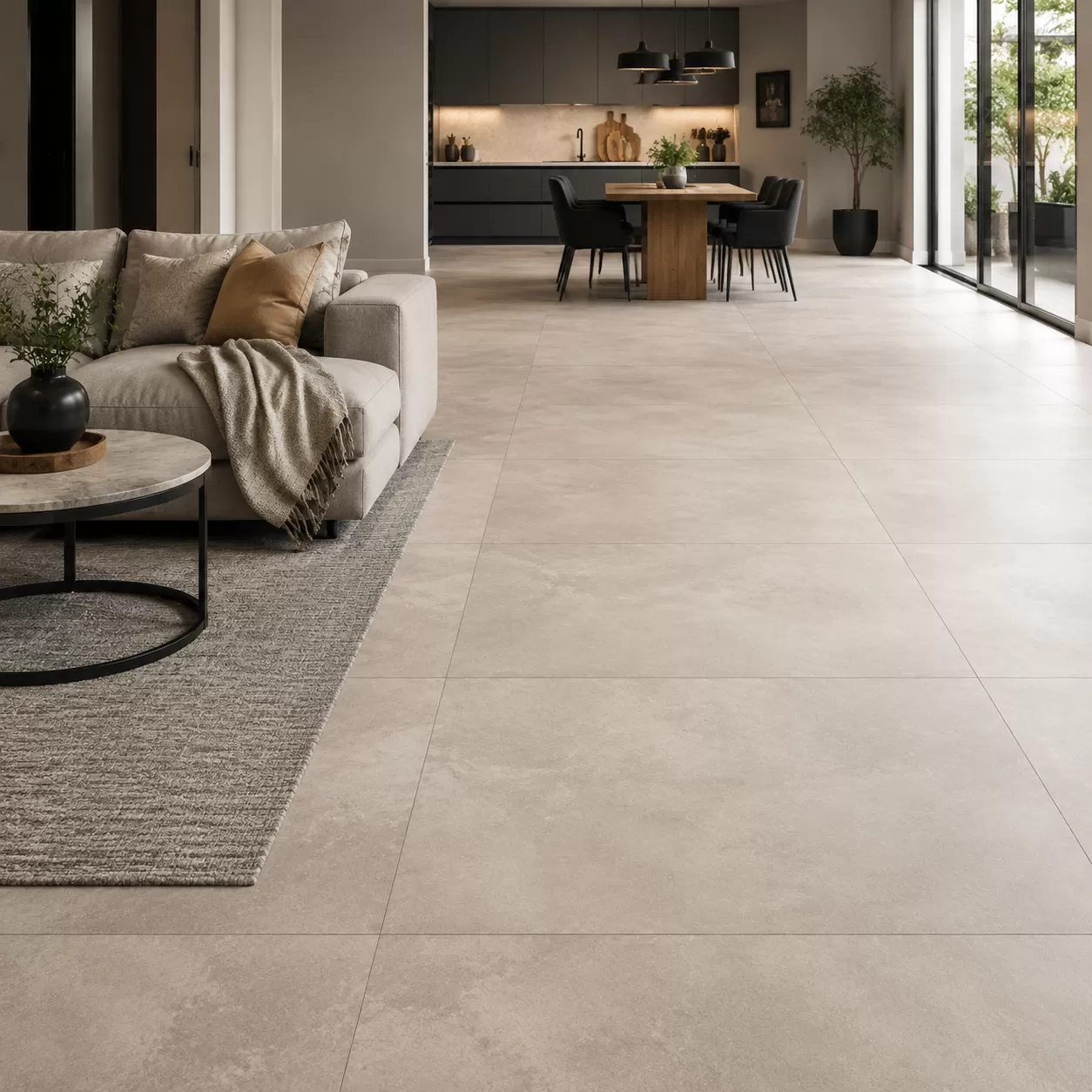 Guida alle Piastrelle di Grande Formato Idee per Pavimenti in Gres Porcellanato
