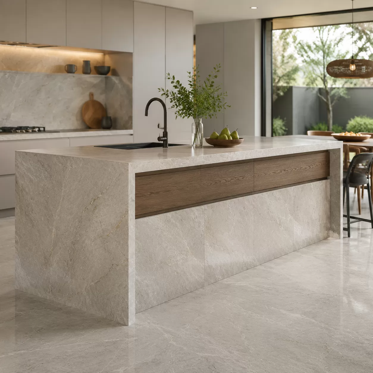 Porcelain Slabs at Malalaking Format na Tiles na Matibay at Stylish ang Disenyo