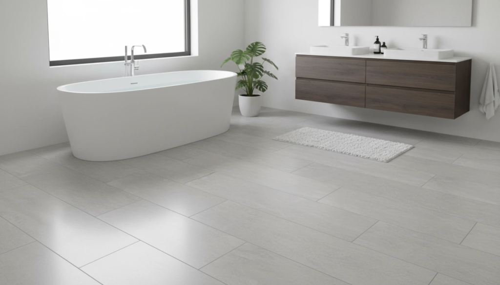 Guide et styles de carrelage en porcelaine pour le sol de la salle de bain