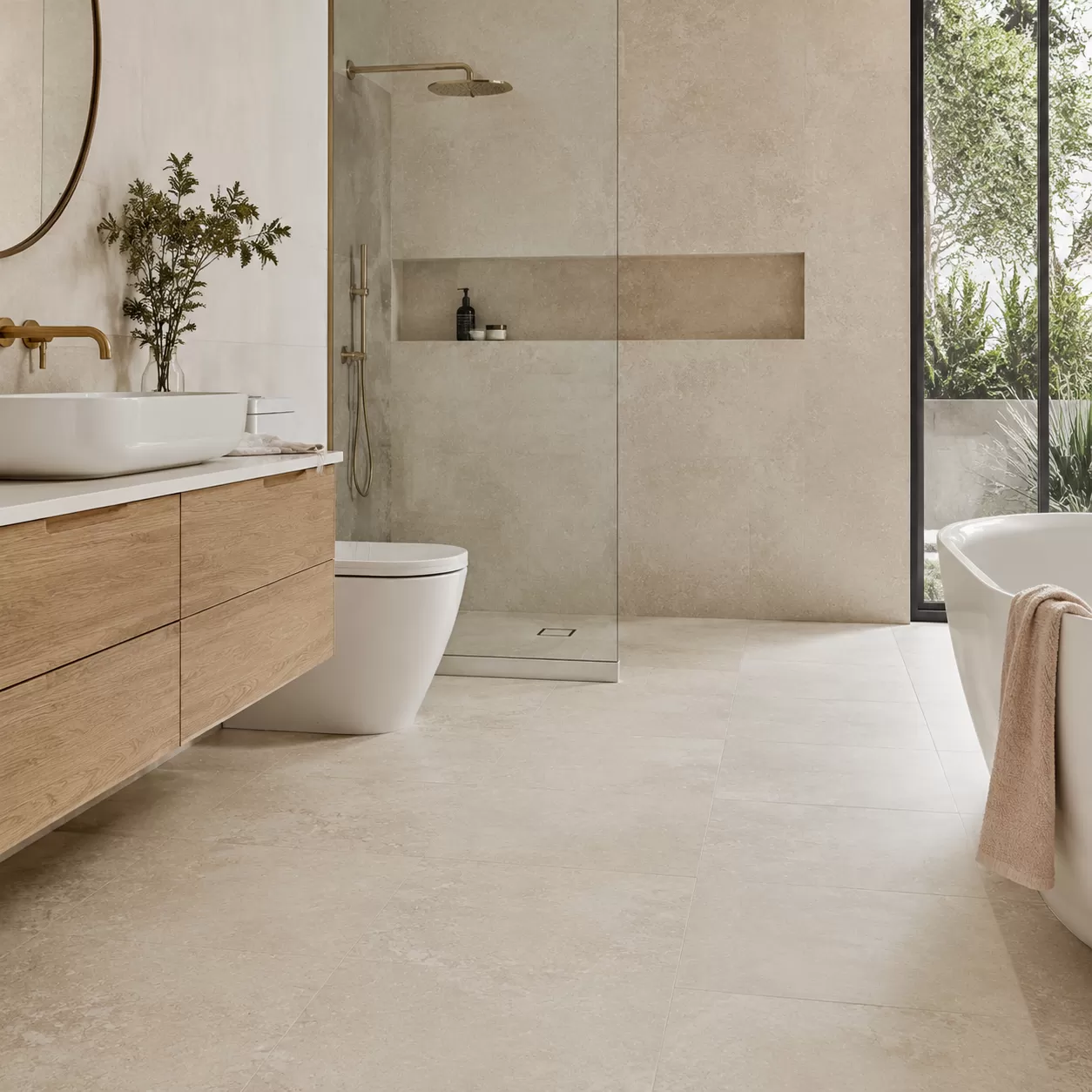 Gabay sa Porcelain Tile para sa mga Sahig ng Banyo at Shower