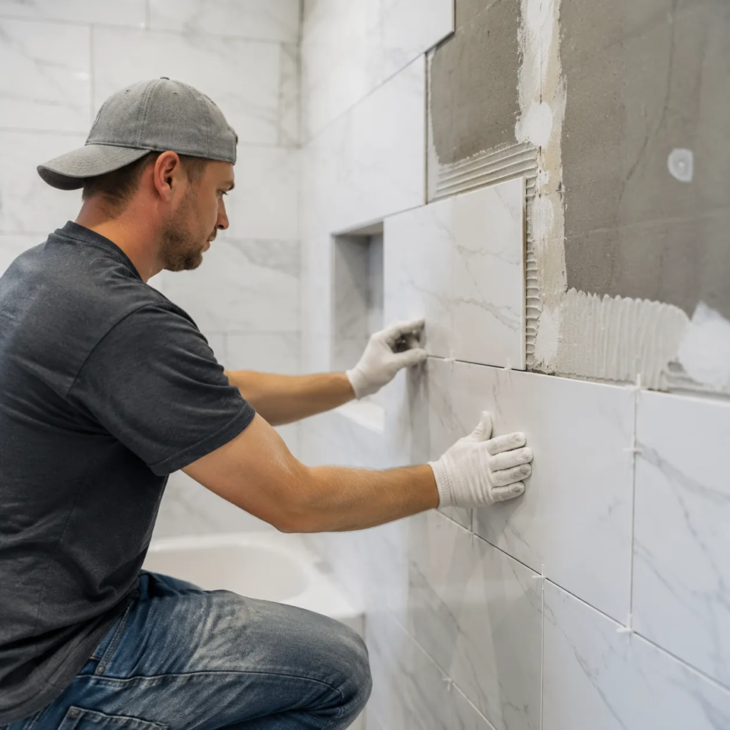 How Hard Is It to Replace a Shower Wall with Tile
