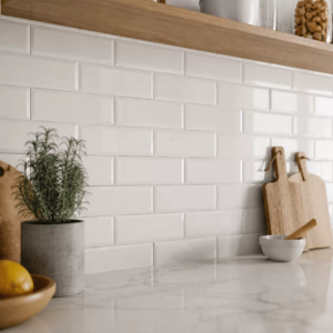Carreaux de mur de cuisine en porcelaine Résistants à la chaleur et aux taches