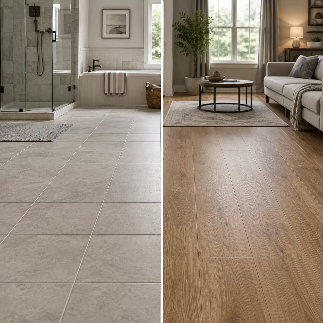Alin ang mas maganda, ceramic tile o vinyl flooring?
